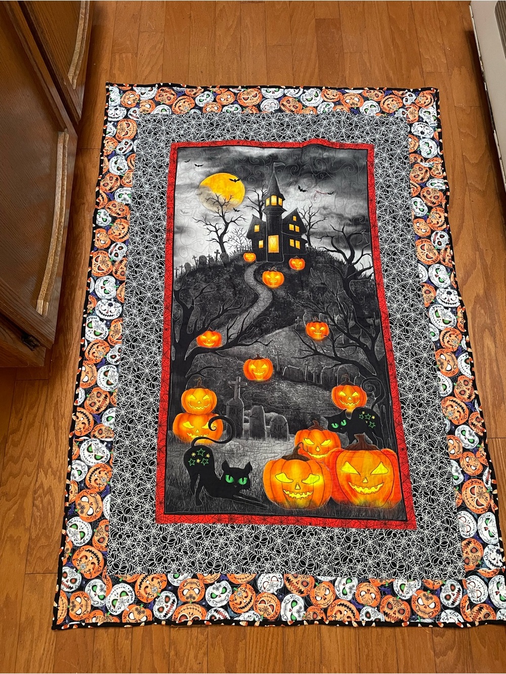 Halloween handmade quilt